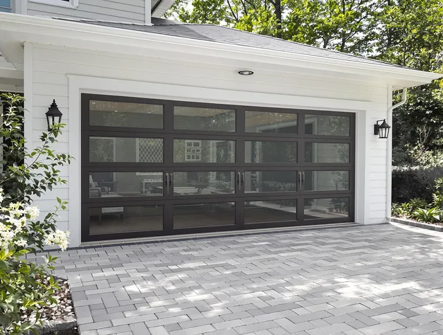 Old Saybrook Garage Door Repair design specialist presenting custom garage door options to Old Saybrook homeowner