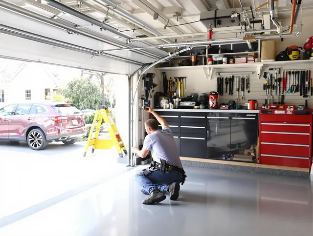 Local garage door repair service by Old Saybrook Garage Door Repair in Old Saybrook