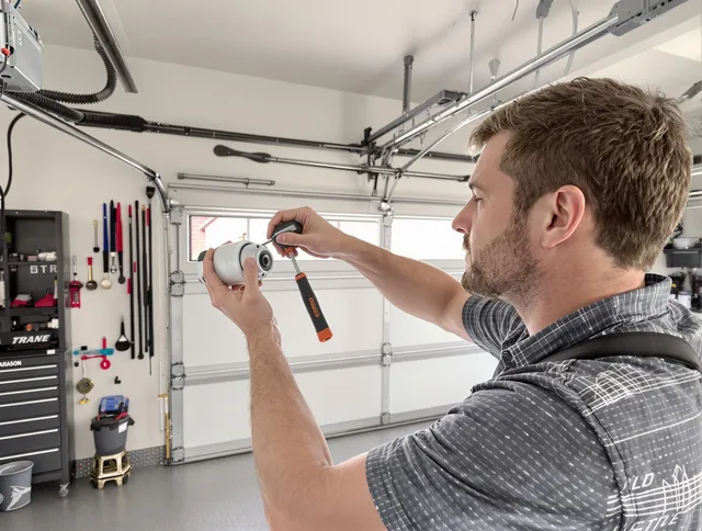 Garage door opener repair service by Old Saybrook Garage Door Repair in Old Saybrook